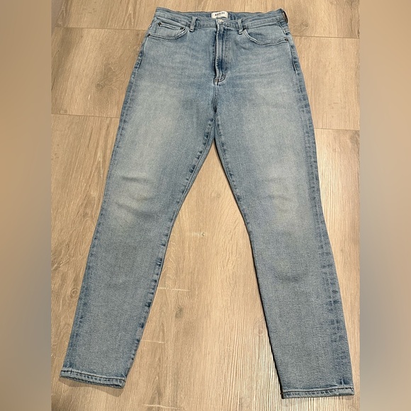 AGOLDE Pinch Waist High Rise Straight Jeans Size 29 Light Wash - Picture 4 of 10